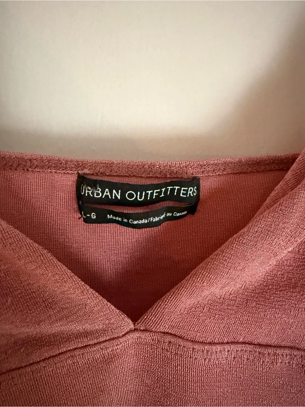 Urban Outfitters Dusty Rose Cropped Bralette